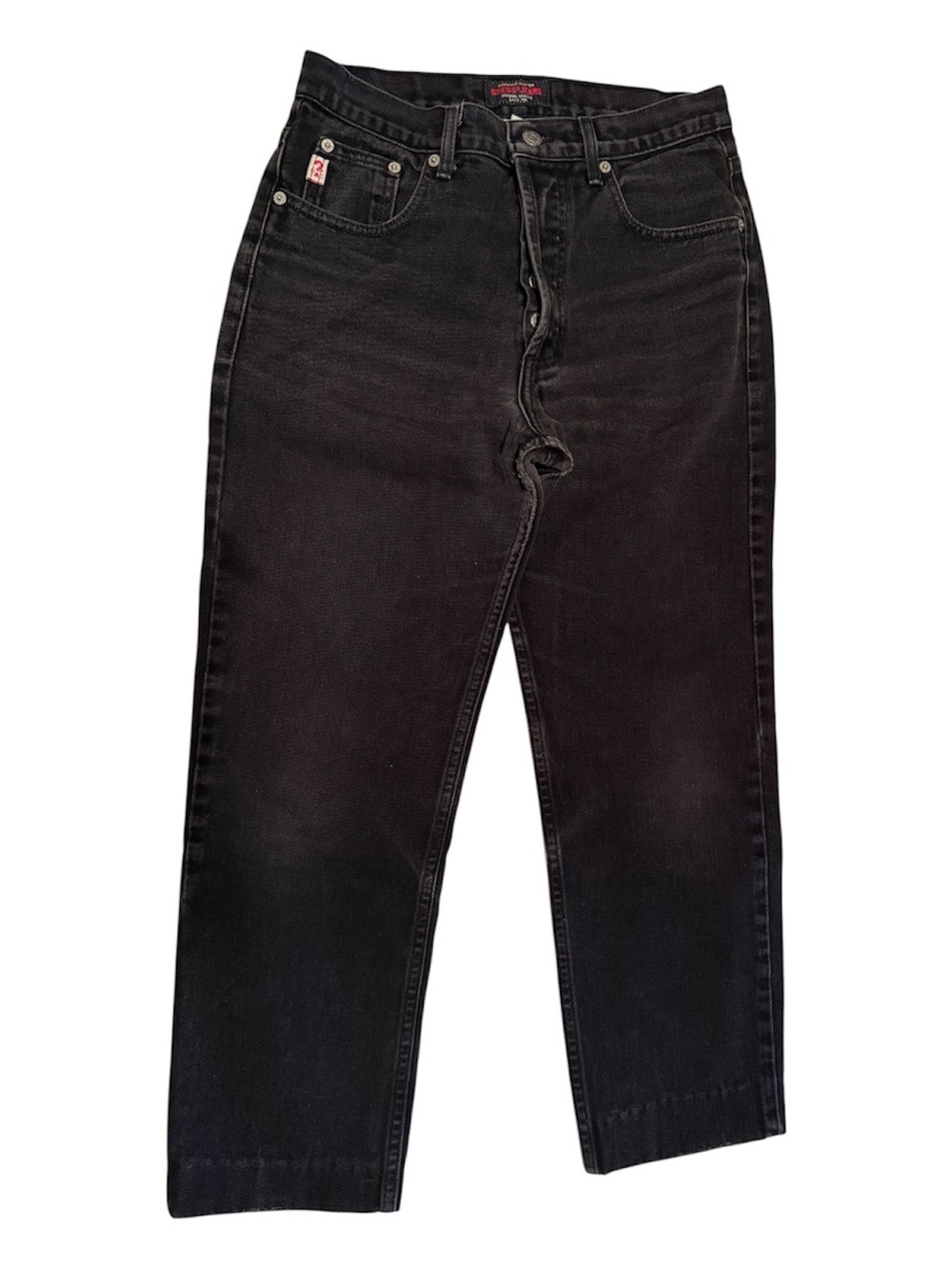 Vintage Late 80s / Early 90s GUESS Mom Jeans - Black Denim Size 29 High-Waisted